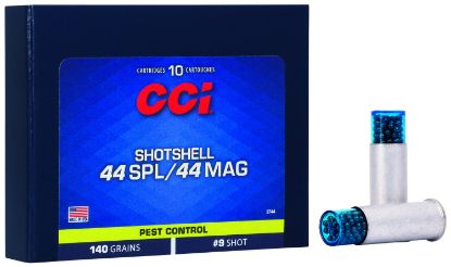 Picture of Cci 3744 Pest Control Shotshell 44 Sp/ 44 Rem Mag 140 Gr Shotshell #9 Shot 10 Per Box/ 20 Cs 