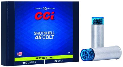 Picture of Cci 3746 Pest Control Shotshell 45 Colt 150 Gr Shotshell #9 Shot 10 Per Box/ 20 Case 