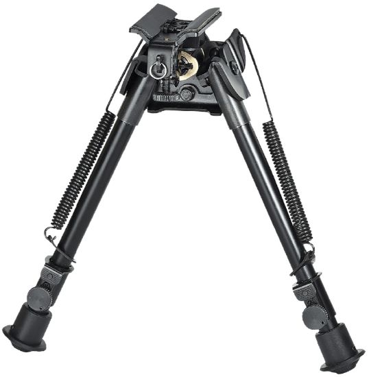 Picture of Champion Targets 40635 Pivot Bipod 6-9" W/Cant & Traverse Black Metal 