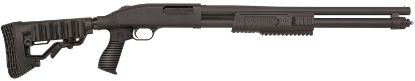 Picture of Mossberg 51672 590 Flex Tactical 12 Gauge 8+1 3" 20" Barrel, Dual Extractors, Blued Metal Finish, Flex Locking System 6 Position Adjustable Stock, Forend & Recoil Pad 