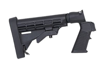 Picture of Mossberg 95219 Flex Stock 6 Position Black Synthetic For Mossberg 500, 590 (Not For Flex-22) 