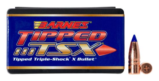 Picture of Barnes Bullets 30459 Tipped Tsx 35 Cal .358 180 Gr Ttsx Flat Base 50 Per Box 