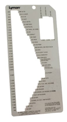 Picture of Lyman 7832215 E-Zee Case Length Gauge 1 All Over 70 Rifle/Pistol & Rifle Cases 