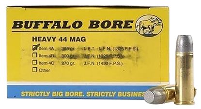 Picture of Buffalo Bore Ammunition 4A20 Heavy Strictly Business 44 Rem Mag 305 Gr Hard Cast Lead Flat Nose 20 Per Box/ 12 Case 