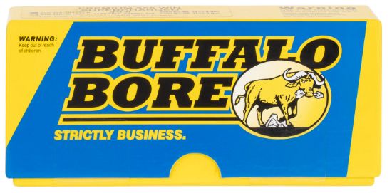 Picture of Buffalo Bore Ammunition 41A20 Premium Supercharged Strictly Business 358 Win 225 Gr Spitzer Boat Tail 20 Per Box/ 12 Case 