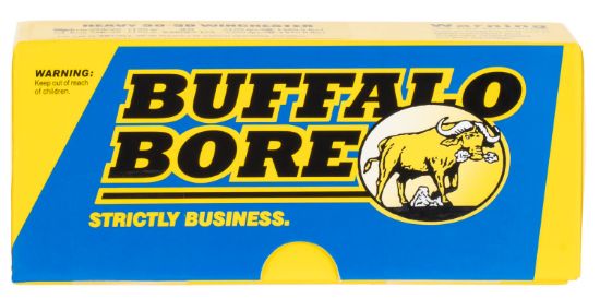 Picture of Buffalo Bore Ammunition 28A20 Heavy Strictly Business 30-30 Win 190 Gr Semi Jacketed Flat Point 20 Per Box/ 12 Case 