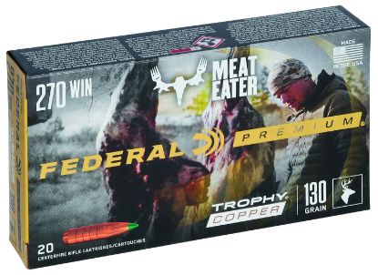 Picture of Federal P270tc1 Premium 270 Win 130 Gr Trophy Copper 20 Per Box/ 10 Case 