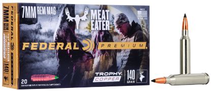 Picture of Federal P7rtc2 Premium 7Mm Rem Mag 140 Gr Trophy Copper 20 Per Box/ 10 Case 