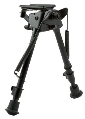 Picture of Harris Bipods Lms Swivel L Swivel Stud, 9-13", Black Steel/Aluminum, Notched Legs, Rubber Feet 