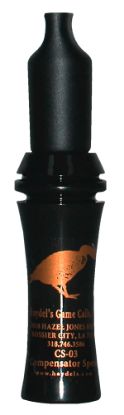 Picture of Haydel's Game Calls Cs03 Compensator Open Call Specklebelly Sounds Attracts Geese Black Acrylic 