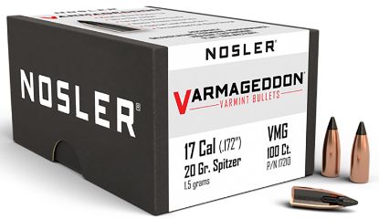 Picture of Nosler 17210 Varmageddon 17 Cal .172 20 Gr Flat Base Tipped/ 100 Per Box 