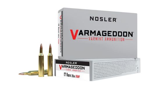 Picture of Nosler 65100 Varmageddon 17 Rem 20 Gr Flat Base Hollow Point 20 Per Box/ 20 Case 