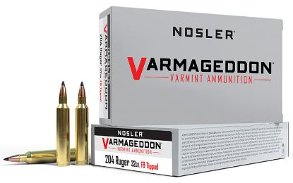 Picture of Nosler 65115 Varmageddon 204 Ruger 32 Gr Flat Base Tipped 20 Per Box/ 20 Case 