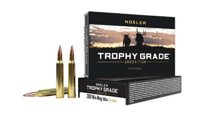 Picture of Nosler 60069 Trophy Grade 300 Win Mag 200 Gr Nosler Spitzer Partition 20 Per Box/ 10 Case 