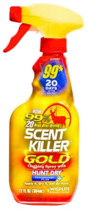 Picture of Wildlife Research 1252 Scent Killer Gold Odor Eliminator Odorless Scent 12 Oz Trigger Spray 