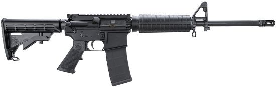 Picture of Rock River Arms Ar1222 Lar-15M Car A4 5.56X45mm Nato 30+1 16" Chrome Moly Threaded Barrel W/A2 Flash Hider, Rra 6 Position Tactical Car Stock, Overmolded A2 Grip, Includes Carrying Case & 1 Magazine 