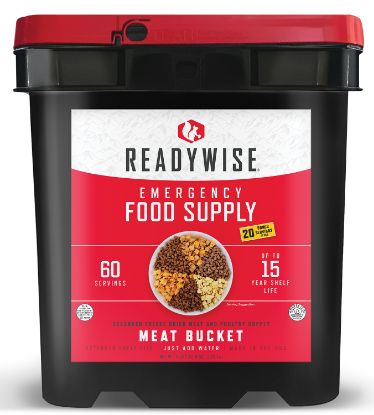 Picture of Readywise Rw07702 Grab N Go Bucket Freeze Dried Meat/Rice 60 Servings Per Bucket 