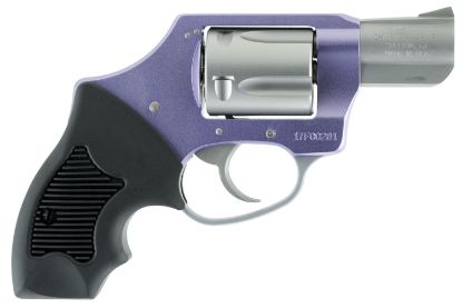 Picture of Charter Arms 53841 Undercover Lite Lavender Lady Small 38 Special, 5 Shot 2" Stainless Steel Barrel & Cylinder, Lavender Aluminum Frame W/Black Finger Grooved Rubber Grip, Concealed Hammer 