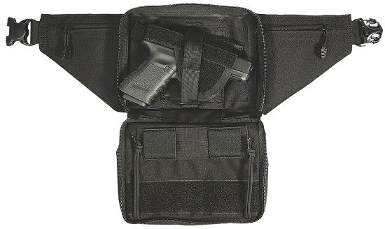 Picture of Blackhawk 60Wf05bk Fanny Pack Owb Black Cordura Belt Loop Fits Most Small To Large Autos & Revolvers Ambidextrous 