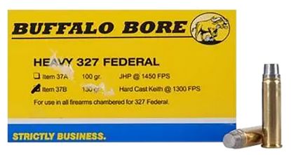 Picture of Buffalo Bore Ammunition 37B20 Heavy Strictly Business 327 Federal Mag 130 Gr Hard Cast 20 Per Box/ 12 Case 