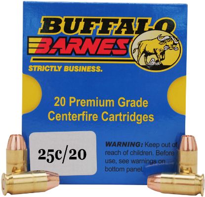 Picture of Buffalo Bore Ammunition 25C20 Buffalo-Barnes Strictly Business 357 Sig 125 Gr Barnes Tac Xp Lead Free 20 Per Box/ 12 Case 