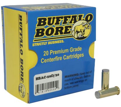 Picture of Buffalo Bore Ammunition 20D20 Standard Pressure Strictly Business 38 Special 150 Gr Hard Cast Wadcutter 20 Per Box/ 12 Case 
