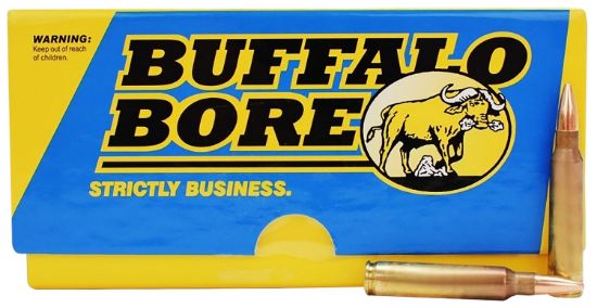 Picture of Buffalo Bore Ammunition S2237720 Sniper Strictly Business 223 Rem 77 Gr Hollow Point Boat Tail 20 Per Box/ 12 Case 