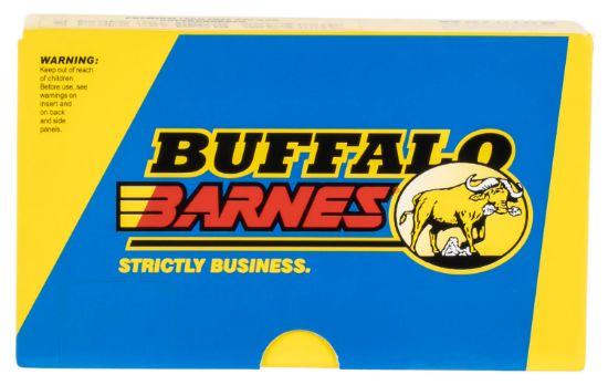 Picture of Buffalo Bore Ammunition 54C20 Buffalo-Barnes Strictly Business 375 H&H Mag 270 Gr Barnes Tsx Lead Free 20 Per Box/ 12 Case 