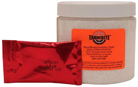 Picture of Tannerite 1Br 1 Pound Target Impact Enhancement Explosion White Vapor Centerfire Rifle Firearm 1 Lb 4 Targets 