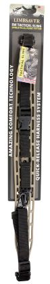 Picture of Limbsaver 12140 Tactical Sling Made Of Tan With Black Strap Nylon, 48" Oal, 1" W & Adjustable One-Two Point Design For Rifle/Shotgun 