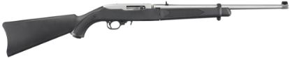 Picture of Ruger 11100 10/22 Takedown 22 Lr 10+1 18.50" Barrel, Matte Stainless Steel, Black Synthetic Stock, Cross-Bolt Manual Safety 