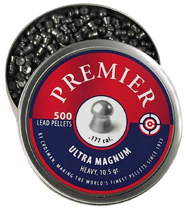 Picture of Crosman Lum177 Premier Ultra Magnum 177 Lead Domed Heavy Pellet 500 Per Tin 