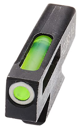 Picture of Hiviz Sw3001g Litewave H3 Tritium/Litepipe S&W Dx Interchangeable Front Sight Front Black | Green Tritium With White Outline Front Sight 