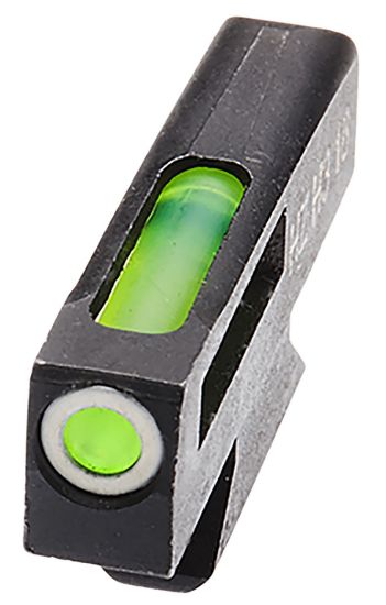 Picture of Hiviz Sw3001g Litewave H3 Tritium/Litepipe S&W Dx Interchangeable Front Sight Front Black | Green Tritium With White Outline Front Sight 