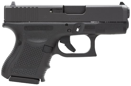 Picture of Glock Pg3350201 G33 Gen4 Sub-Compact 357 Sig 9+1 3.43" Black Polygonal Rifled Barrel, Matte Black Serrated Slide, Black Polymer Frame, Black Textured Finger Grooved Polymer Grip, Right Hand 