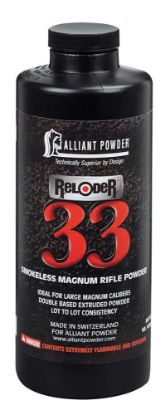 Picture of Alliant Powder Reloder33 Rifle Powder Reloder 33 Rifle Multi-Caliber Magnum 1 Lb 
