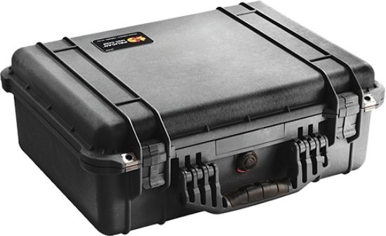 Picture of Pelican 1520000110 Protector Case Black Polypropylene Holds Handgun 