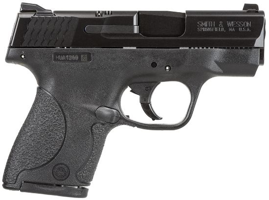 Picture of Smith & Wesson 187020 M&P Shield *Ca Compliant Micro-Compact Frame 40 S&W 6+1/7+1, 3.10" Black Armornite Stainless Steel Barrel & Serrated Slide, Matte Black Polymer Frame & Grip 