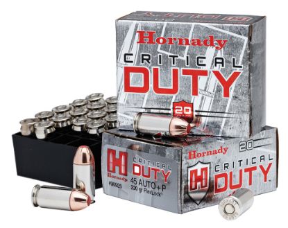 Picture of Hornady 90926 Critical Duty 45 Acp +P 220 Gr Hornady Flexlock 20 Per Box/ 10 Case 