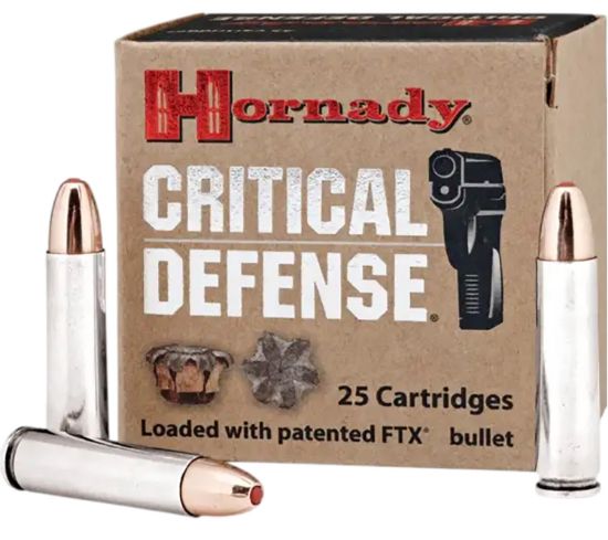 Picture of Hornady 81030 Critical Defense 30 Carbine 110 Gr Flex Tip Expanding 25 Per Box/ 10 Case 