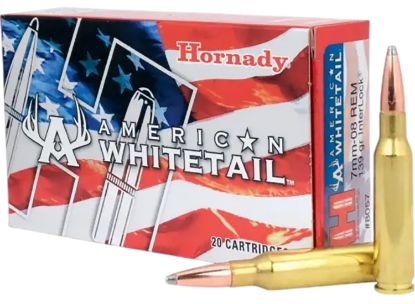 Picture of Hornady 8057 American Whitetail 7Mm-08 Rem 139 Gr Interlock Spire Point 20 Per Box/ 10 Case 