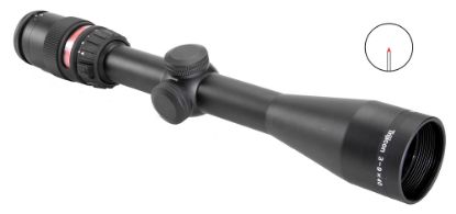 Picture of Trijicon 200010 Accupoint Black Hardcoat Anodized 3-9X 40Mm 1" Tube Illuminated Red Triangle Post Reticle 