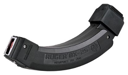 Picture of Ruger 90398 Bx-25 Value Pack 25Rd Magazine Fits Ruger 10/22/Sr/American Rimfire/Charger 22Lr Black 2 Pack 