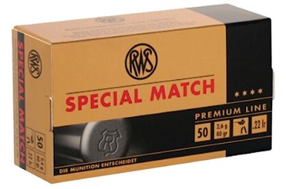 Picture of Rws/Umarex 2134233 Special Match Premium Line 22 Lr 40 Gr Lead Round Nose 50 Per Box/ 100 Case 