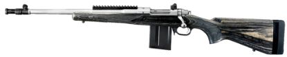 Picture of Ruger 6821 Scout 308 Win 10+1 18" Barrel With Flash Suppressor, Matte Stainless Steel, Black Laminate Stock, Left Hand, Optics Ready 