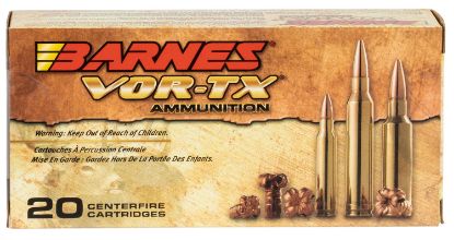 Picture of Barnes Bullets 22008 Vor-Tx Rifle 22-250 Rem 50 Gr Barnes Tsx Flat Base 20 Per Box/ 10 Case 