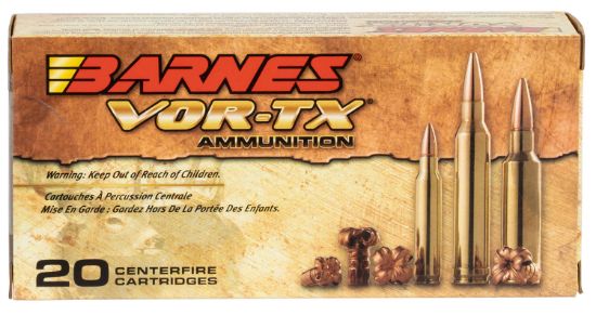 Picture of Barnes Bullets 22008 Vor-Tx Rifle 22-250 Rem 50 Gr Barnes Tsx Flat Base 20 Per Box/ 10 Case 