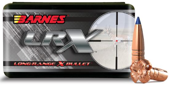 Picture of Barnes Bullets 30262 Lrx Long Range 270 Win .277 129 Gr Lrx Boat Tail 50 Per Box 