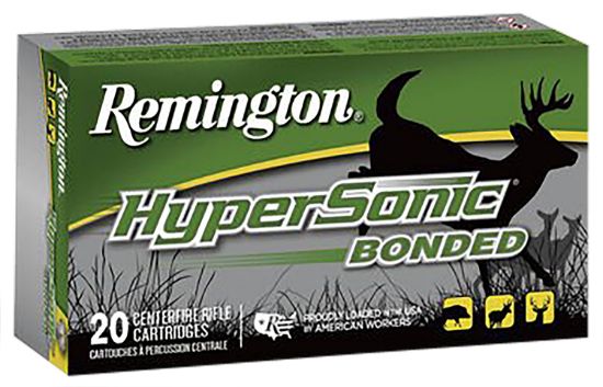 Picture of Remington Ammunition 29007 Hypersonic Bonded 30-06 Springfield 150 Gr Psp Core Lokt Ultra Bonded 20 Per Box/ 10 Case 