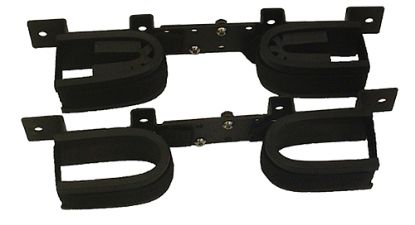 Picture of Rugged Gear 10075 Gun Rack Overhead Black Steel Holds 2 Rifle/Shotgun 